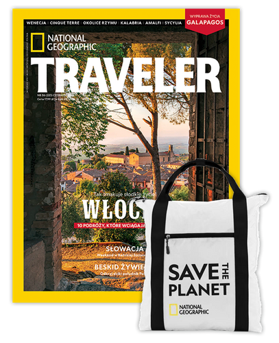 Roczna prenumerata Travelera z plecakiem shopper NG JUPITER N0890E biały