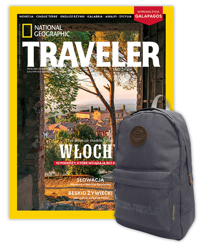 Roczna prenumerata Travelera z plecakiem 1-komorowym National Geographic Society 7101