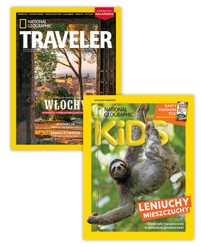 Pakiet prenumeraty: Traveler i National Geographic Kids