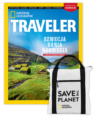 Roczna prenumerata Travelera z plecakiem shopper NG JUPITER N0890E biały