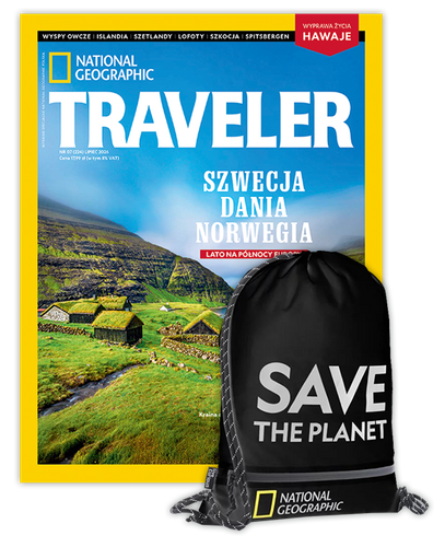 Roczna prenumerata Travelera z małym plecakiem NG SATURN N08904.06 czarny