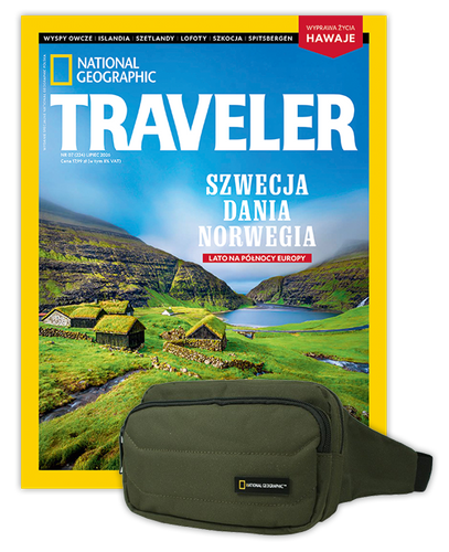 Roczna prenumerata Travelera z torbą biodrową NG PRO 718 KHAKI