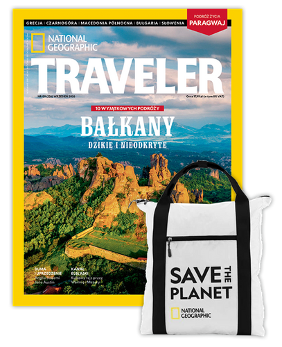 Roczna prenumerata Travelera z plecakiem shopper NG JUPITER N0890E biały