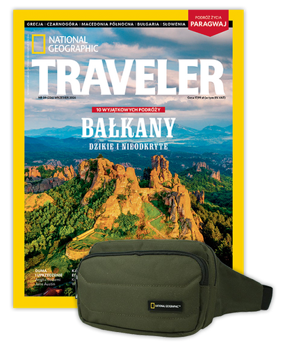 Roczna prenumerata Travelera z torbą biodrową NG PRO 718 KHAKI