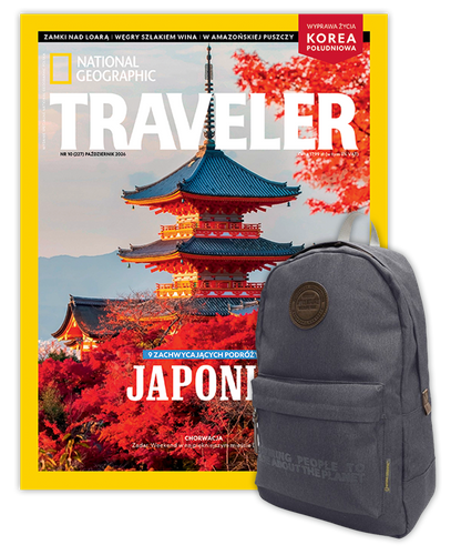 Roczna prenumerata Travelera z plecakiem 1-komorowym National Geographic Society 7101