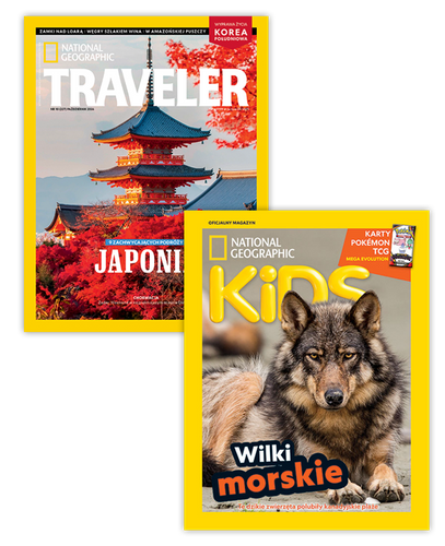 Pakiet prenumeraty: Traveler i National Geographic Kids