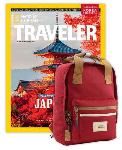 Roczna prenumerata Travelera z plecakiem National Geographic Legend