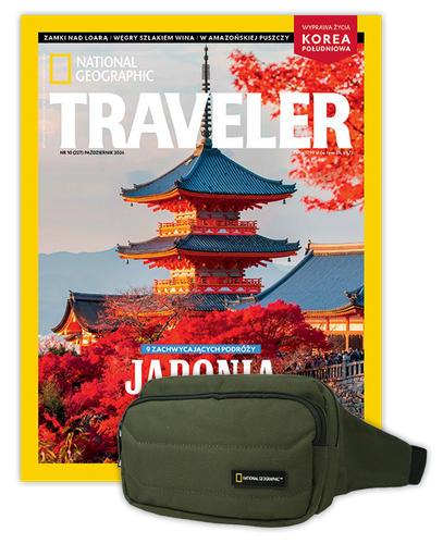Roczna prenumerata Travelera z torbą biodrową NG PRO 718 KHAKI