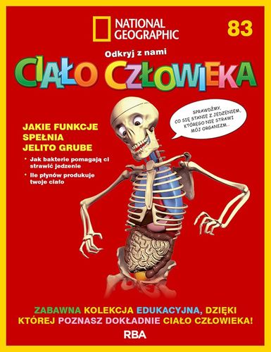 "Odkryj z nami ciało człowieka - National Geographic" tom  LXXXIII