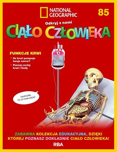 "Odkryj z nami ciało człowieka - National Geographic" tom  LXXXV