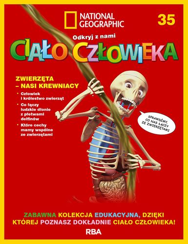 "Odkryj z nami ciało człowieka - National Geographic" tom XXXV