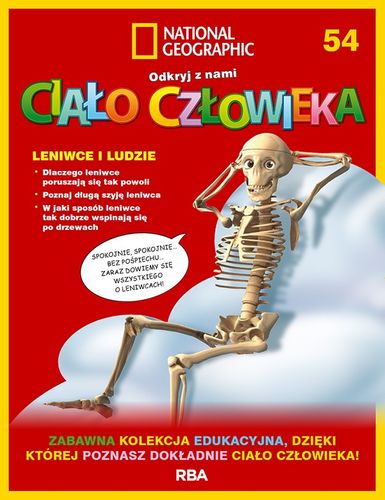 "Odkryj z nami ciało człowieka - National Geographic" tom LIV
