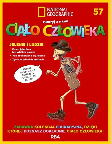 "Odkryj z nami ciało człowieka - National Geographic" tom LVII