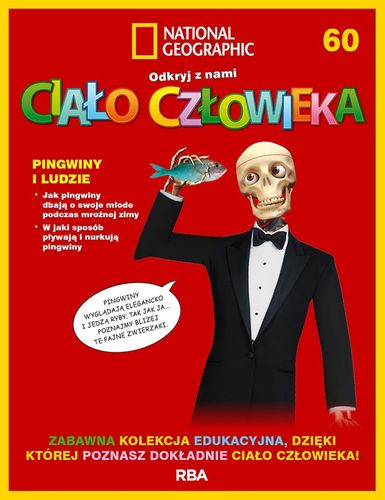 "Odkryj z nami ciało człowieka - National Geographic" tom LX