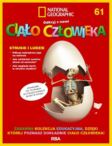 "Odkryj z nami ciało człowieka - National Geographic" tom LXI
