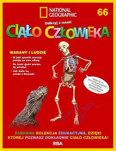 "Odkryj z nami ciało człowieka - National Geographic" tom LXVI