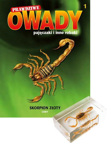 Przesyłka cz. 1 i 2. Prenumerata "Prawdziwe owady, pajęczaki i inne robaki", od tomu 1