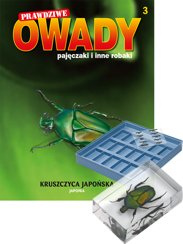 Przesyłka cz. 3, 4 i 5 (tom 3 GRATIS!). Prenumerata "Prawdziwe owady, pajęczaki i inne robaki", od tomu 3 - Premium
