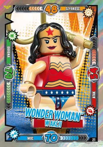 LEGO® BATMAN™ TCG - Nr 21: Wonder Woman™ w akcji