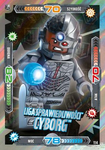 LEGO® BATMAN™ TCG - Nr 114: Liga Sprawiedliwości™ Cyborg™