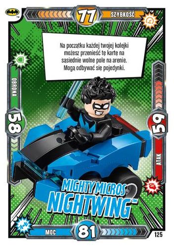 LEGO® BATMAN™ TCG - Nr 125: Mighty Micros Nightwing™