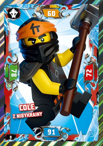 LEGO® NINJAGO® Seria 5 - Nr 8: Cole z Nibykrainy