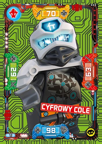 LEGO® NINJAGO® Seria 5 - Nr 12: Cyfrowy Cole