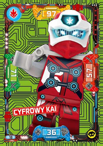 LEGO® NINJAGO® Seria 5 - Nr 18: Cyfrowy Kai