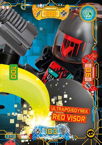 LEGO® NINJAGO® Seria 5 - Nr 23: Ultrapojedynek Red Visor