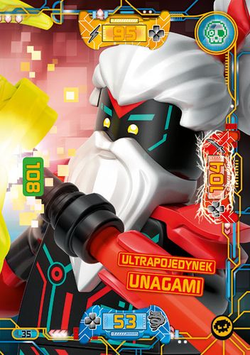 LEGO® NINJAGO® Seria 5 - Nr 35: Ultrapojedynek Unagami