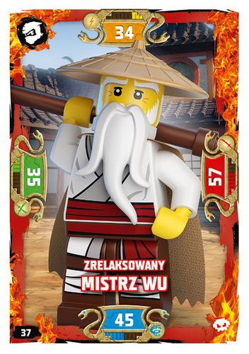 LEGO® NINJAGO® Seria 5 - Nr 37: Zrelaksowany Mistrz Wu