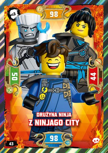 LEGO® NINJAGO® Seria 5 - Nr 43: Drużyna ninja z Ninjago City