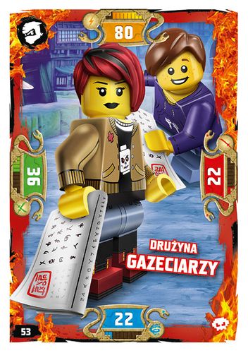 LEGO® NINJAGO® Seria 5 - Nr 53: Drużyna gazeciarzy