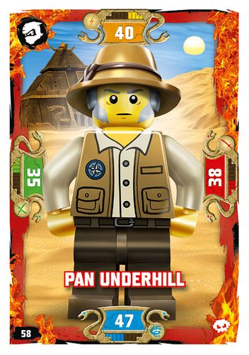 LEGO® NINJAGO® Seria 5 - Nr 58: Pan Underhill