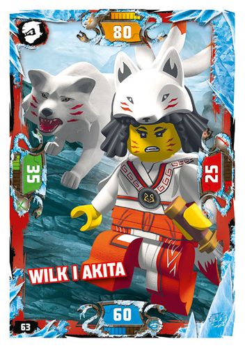 LEGO® NINJAGO® Seria 5 - Nr 63: Wilk i Akita