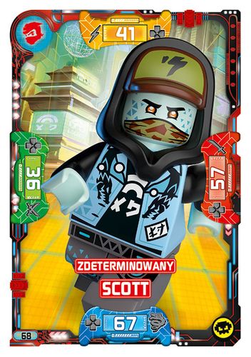 LEGO® NINJAGO® Seria 5 - Nr 68: Zdeterminowany Scott