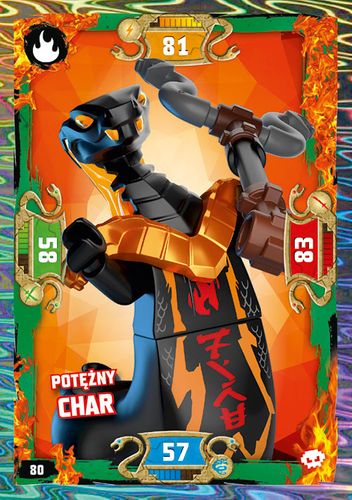 LEGO® NINJAGO® Seria 5 - Nr 80: Potężny Char