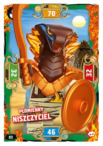 LEGO® NINJAGO® Seria 5 - Nr 83: Płomienny niszczyciel