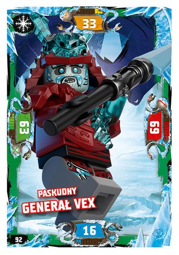 LEGO® NINJAGO® Seria 5 - Nr 92: Paskudny generał Vex