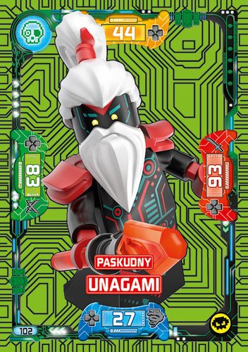 LEGO NINJAGO Seria 5 Nr 102 Paskudny Unagami Kultowy.pl