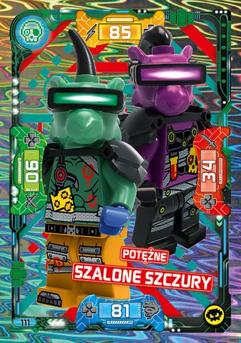 LEGO® NINJAGO® Seria 5 - Nr 111: Potężne Szalone Szczury