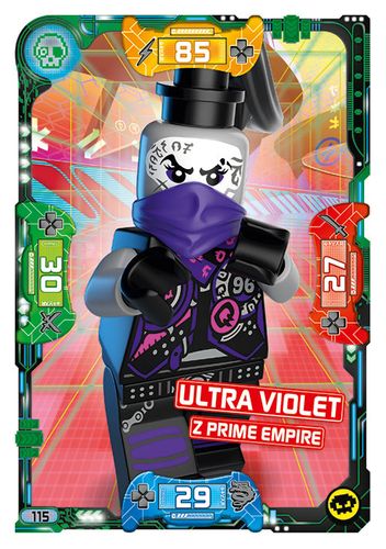 LEGO® NINJAGO® Seria 5 - Nr 115: Ultra Violet z Prime Empire