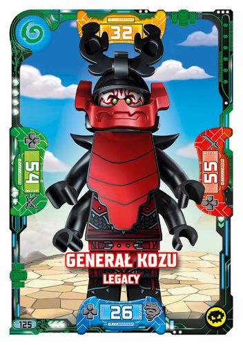 LEGO® NINJAGO® Seria 5 - Nr 125: Genarał Kozu Legacy