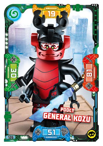 LEGO® NINJAGO® Seria 5 - Nr 126: Podły generał Kozu