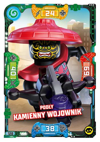 LEGO® NINJAGO® Seria 5 - Nr 128: Podły kamienny wojownik