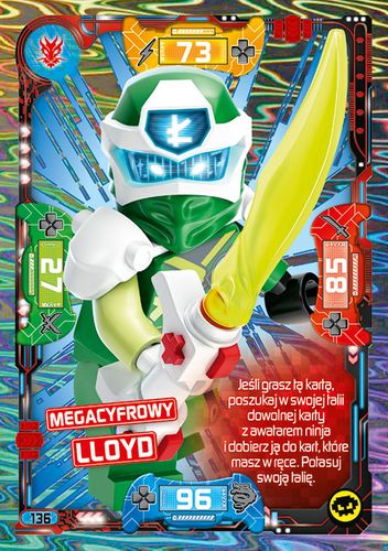LEGO® NINJAGO® Seria 5 - Nr 136: Megacyfrowy Lloyd