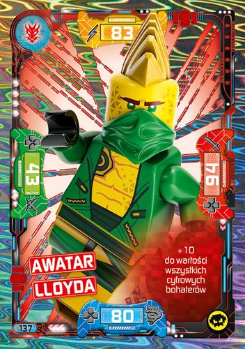 LEGO® NINJAGO® Seria 5 - Nr 137: Awatar Lloyda