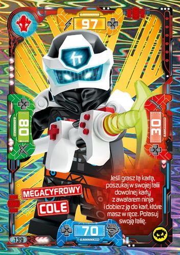 LEGO® NINJAGO® Seria 5 - Nr 139: Megacyfrowy Cole