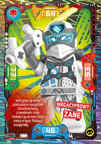 LEGO® NINJAGO® Seria 5 - Nr 148: Megacyfrowy Zane