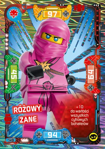 LEGO® NINJAGO® Seria 5 - Nr 149: Różowy Zane